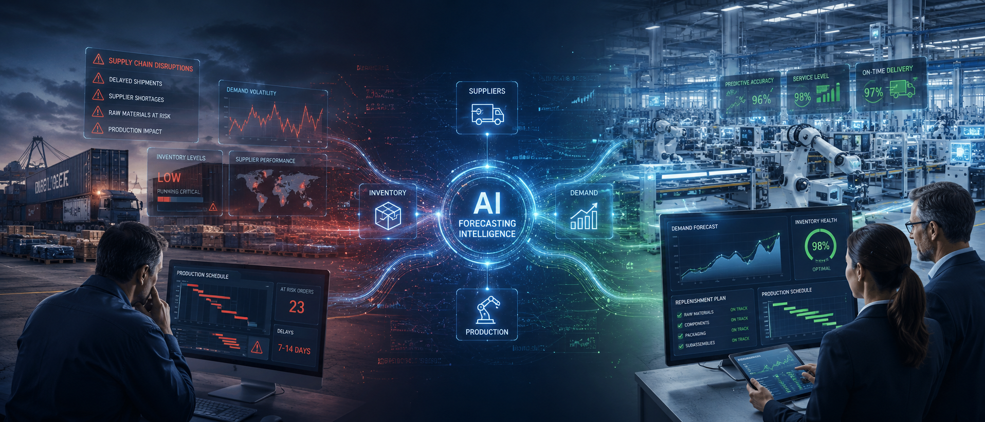 Supply Distrub AI Demand Mfg